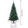 Artificial Christmas tree iridescent tips green PVC 120cm by vidaXL, Christmas trees - Ref: Foro24-344638, Price: 22,58 €, Di...