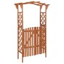 Pergola with solid fir wood door 116x40x204 cm by vidaXL, Pergolas, arches and garden trellises - Ref: Foro24-316389, Price: ...