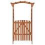 Pergola with solid fir wood door 116x40x204 cm by vidaXL, Pergolas, arches and garden trellises - Ref: Foro24-316389, Price: ...