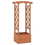 Trellis planter with fir wood arch 49x39x117 cm by vidaXL, Pots and planters - Ref: Foro24-316391, Price: 48,25 €, Discount: %