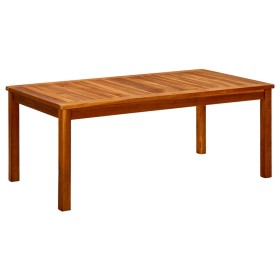 Solid acacia wood garden coffee table 110x60x45 cm by vidaXL, Garden tables - Ref: Foro24-316401, Price: 120,00 €, Discount: %