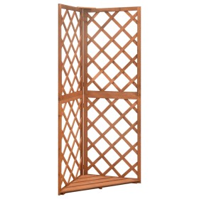 Corner trellis solid fir wood 50x50x145 cm by vidaXL, Pergolas, arches and garden trellises - Ref: Foro24-316407, Price: 75,5...