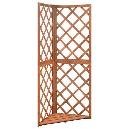 Corner trellis solid fir wood 50x50x145 cm by vidaXL, Pergolas, arches and garden trellises - Ref: Foro24-316407, Price: 75,4...