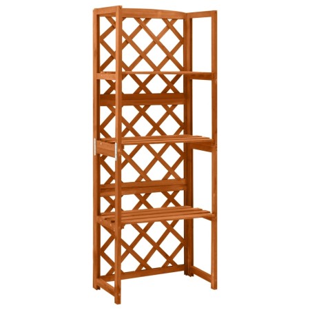 Trellis with shelves solid fir wood 55x30x140 cm by vidaXL, Pergolas, arches and garden trellises - Ref: Foro24-316409, Price...