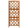 Trellis with shelves solid fir wood 55x30x140 cm by vidaXL, Pergolas, arches and garden trellises - Ref: Foro24-316409, Price...