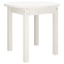 Mesa de centro de madera maciza de pino blanco Ø 45x40 cm de vidaXL, Mesas de centro - Ref: Foro24-822333, Precio: 37,76 €, D...