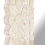 Espejo de madera maciza de mango blanco 80x50 cm de vidaXL, Espejos - Ref: Foro24-321633, Precio: 91,71 €, Descuento: %