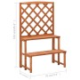 Plant support and fir wood trellis 70x42x115 cm by vidaXL, Pot stands - Ref: Foro24-316413, Price: 38,99 €, Discount: %