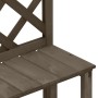 Plant support and trellis made of gray fir wood 70x42x115 cm by vidaXL, Pot stands - Ref: Foro24-316414, Price: 40,64 €, Disc...