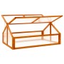 Brown spruce wood greenhouse 114x80x50 cm by vidaXL, Greenhouses - Ref: Foro24-316415, Price: 107,13 €, Discount: %