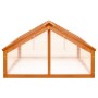 Brown spruce wood greenhouse 114x80x50 cm by vidaXL, Greenhouses - Ref: Foro24-316415, Price: 107,13 €, Discount: %