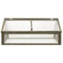 Invernadero de madera de abeto gris 114x80x50 cm de vidaXL, Invernaderos - Ref: Foro24-316416, Precio: 110,92 €, Descuento: %