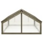 Invernadero de madera de abeto gris 114x80x50 cm de vidaXL, Invernaderos - Ref: Foro24-316416, Precio: 110,92 €, Descuento: %