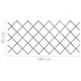 Fence with lattice, 5 units, solid gray fir wood, 180x80 cm. by vidaXL, fence panels - Ref: Foro24-316425, Price: 48,57 €, Di...