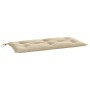 Cojín de banco de jardín tela Oxford beige 110x50x7 cm de vidaXL, Cojines para sillas y sofás - Ref: Foro24-316457, Precio: 2...