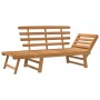 Banco de jardín 2 en 1 190 cm madera maciza acacia de vidaXL, Bancos de jardín - Ref: Foro24-316471, Precio: 164,15 €, Descue...