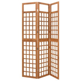 Folding screen/Trellis with 3 solid fir wood panels 121x180.5 cm by vidaXL, Room dividers - Ref: Foro24-316478, Price: 91,37 ...