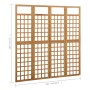 Screen/Trellis with 4 panels solid fir wood 161x180 cm by vidaXL, Room dividers - Ref: Foro24-316479, Price: 93,05 €, Discoun...