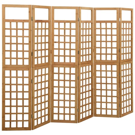 6-panel fir wood screen/trellis 242.5x180 cm by vidaXL, Room dividers - Ref: Foro24-316481, Price: 146,58 €, Discount: %