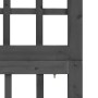 3-panel black fir wood screen/trellis 121x180 cm by vidaXL, Room dividers - Ref: Foro24-316482, Price: 71,01 €, Discount: %