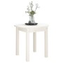 Mesa de centro de madera maciza de pino blanco Ø 45x40 cm