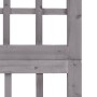 5-panel gray fir wood screen/trellis 201.5x180 cm by vidaXL, Room dividers - Ref: Foro24-316488, Price: 111,99 €, Discount: %