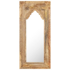 Espejo de madera maciza de mango 50x3x110 cm de vidaXL, Espejos - Ref: Foro24-321650, Precio: 145,99 €, Descuento: %