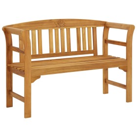 Solid acacia wood garden bench 114 cm by vidaXL, garden benches - Ref: Foro24-316497, Price: 132,99 €, Discount: %