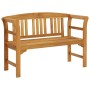 Solid acacia wood garden bench 114 cm by vidaXL, garden benches - Ref: Foro24-316497, Price: 132,48 €, Discount: %