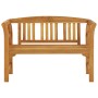 Solid acacia wood garden bench 114 cm by vidaXL, garden benches - Ref: Foro24-316497, Price: 132,48 €, Discount: %