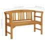 Solid acacia wood garden bench 114 cm by vidaXL, garden benches - Ref: Foro24-316497, Price: 132,48 €, Discount: %