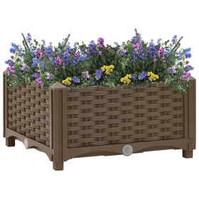 Flower bed 40x40x23 cm polypropylene by vidaXL, Pots and planters - Ref: Foro24-316511, Price: 26,02 €, Discount: %