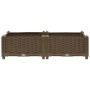 Flower bed 80x40x23 cm polypropylene by vidaXL, Pots and planters - Ref: Foro24-316512, Price: 36,49 €, Discount: %