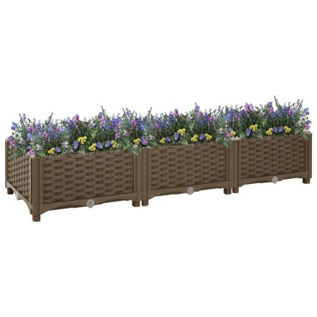 Blumenbeet 120x40x23 cm Polypropylen von vidaXL, Töpfe und Pflanzgefäße - Ref: Foro24-316513, Preis: 46,99 €, Rabatt: %