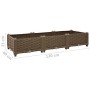 Blumenbeet 120x40x23 cm Polypropylen von vidaXL, Töpfe und Pflanzgefäße - Ref: Foro24-316513, Preis: 46,99 €, Rabatt: %