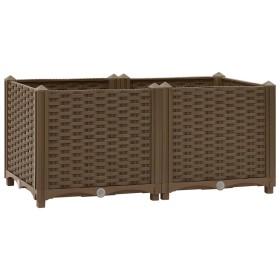 Flower bed 80x40x38 cm polypropylene by vidaXL, Pots and planters - Ref: Foro24-316516, Price: 49,95 €, Discount: %