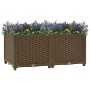 Flower bed 80x40x38 cm polypropylene by vidaXL, Pots and planters - Ref: Foro24-316516, Price: 50,41 €, Discount: %