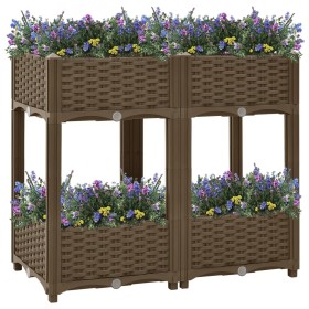 Planter box 80x40x71 cm polypropylene by vidaXL, Pots and planters - Ref: Foro24-316520, Price: 63,99 €, Discount: %