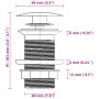 Spültischarmatur mit braunem Druckknopfstopfen aus gehärtetem Glas von vidaXL, Sinkt - Ref: Foro24-3098454, Preis: 92,31 €, R...