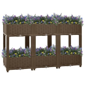 Blumenbeet 120x40x71 cm Polypropylen von vidaXL, Töpfe und Pflanzgefäße - Ref: Foro24-316521, Preis: 88,48 €, Rabatt: %