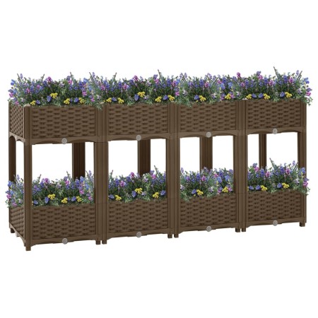 Planter box 160x40x71 cm polypropylene by vidaXL, Pots and planters - Ref: Foro24-316522, Price: 112,99 €, Discount: %