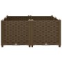 Arriate de polipropileno 80x80x38 cm de vidaXL, Maceteros y jardineras - Ref: Foro24-316525, Precio: 71,44 €, Descuento: %