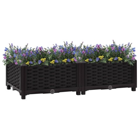 Arriate 80x40x23 cm polipropileno de vidaXL, Maceteros y jardineras - Ref: Foro24-316527, Precio: 35,89 €, Descuento: %