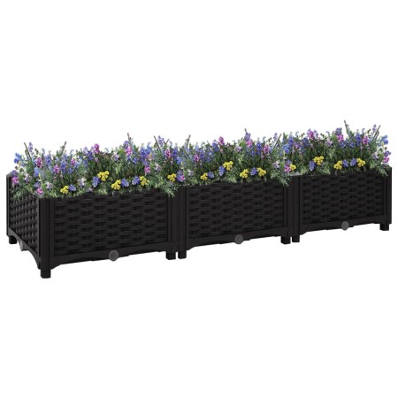 Flower bed 120x40x23 cm polypropylene by vidaXL, Pots and planters - Ref: Foro24-316528, Price: 50,99 €, Discount: %