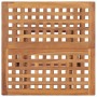 Mesa plegable de jardín madera maciza de teca 50x50x50 cm de vidaXL, Mesas de jardín - Ref: Foro24-315454, Precio: 51,99 €, D...