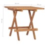 Mesa plegable de jardín madera maciza de teca 50x50x50 cm de vidaXL, Mesas de jardín - Ref: Foro24-315454, Precio: 51,99 €, D...