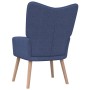 Relaxation chair with footrest blue fabric by vidaXL, Armchairs - Ref: Foro24-327934, Price: 128,99 €, Discount: %