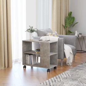 Concrete gray plywood side table 70x35x55 cm by vidaXL, Side tables - Ref: Foro24-802124, Price: 43,99 €, Discount: %