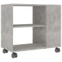 Concrete gray plywood side table 70x35x55 cm by vidaXL, Side tables - Ref: Foro24-802124, Price: 44,81 €, Discount: %