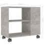 Concrete gray plywood side table 70x35x55 cm by vidaXL, Side tables - Ref: Foro24-802124, Price: 44,81 €, Discount: %